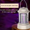 1pc Electric Insect Repellent Mosquito And Dew Camping Lantern; Courtyard Light ; bedroom Lamps; Chargeable 360 Degrees Kill Mosquito & Insects & Fli