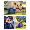 Picnic Backpack, Beach Picnic Backpack Bag for 2 Person with Insulated Cooler Compartment, Detachable Bottle/Wine Holder, Lightweight Blanket, Plates