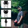 Foldable Camping Chair Set of 2, Folding Camp Chairs for Adults, Large Portable Lawn Chair for Outdoors Fishing, Hiking, Travel, Picnic, Beach, Suppo